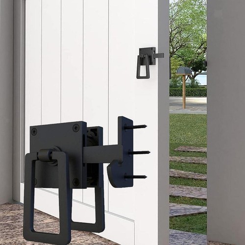 Loquet portail double - portail, face