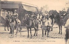 CPA 18 BOURGES HISTORICAL PARTY SILVER COURTAGE PAGES