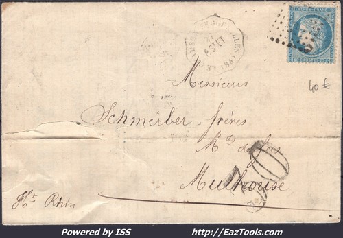France sur lettre - france, n°37