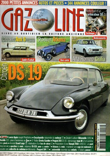 Gazoline n0158 citroen - gazoline, ds