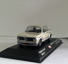 Minichamps 1:43 BMW 2002 Turbo 1974 Pearl White Diecast Model Car Collectible