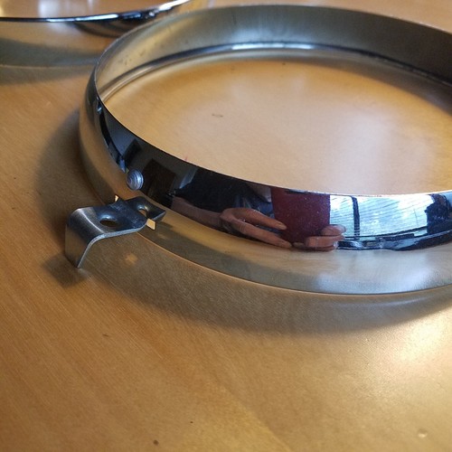 Pcs headlight rim chrome - 2,