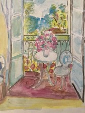 Dessin Aquarelle papier Fleurs
