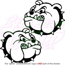 Bulldog Anglais Chien en Colère, 125mm vinyle autocollant, 22 COULEURS 