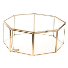 Terrarium de table en verre et