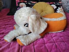 ÉLÉPHANT PELUCHE VINTAGE CHAMBRE ENFANT FAUTEUIL SIÈGE RÉTRO 