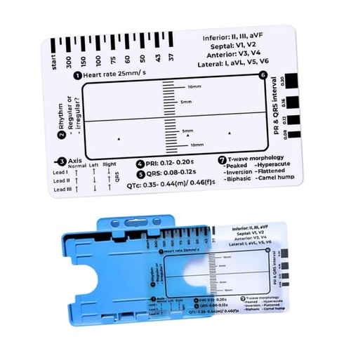 Règle ecg étapes avec - règle,