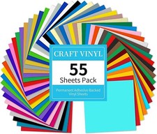 55 Feuilles De Vinyle Adhesif-