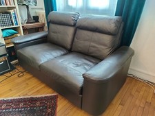 Canapé en cuir marron neuf de