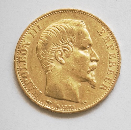 Pièce francs napoléon - 20,