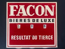 Ancien Carton Biere de Luxe