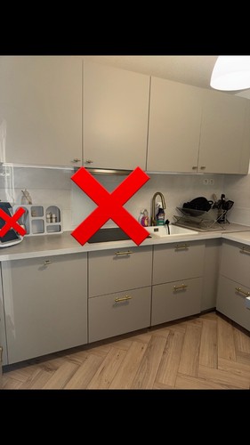 Cuisine ikea beige - /, doré