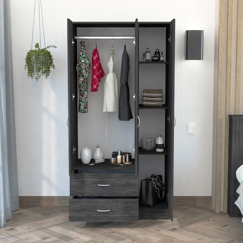 Modern door armoire with - modern,