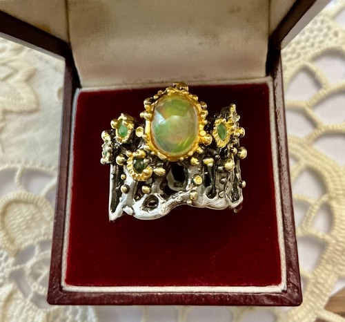 Ancienne bague argent - argent, massif
