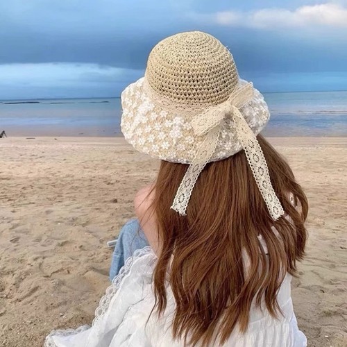 Chapeau femme paille pour