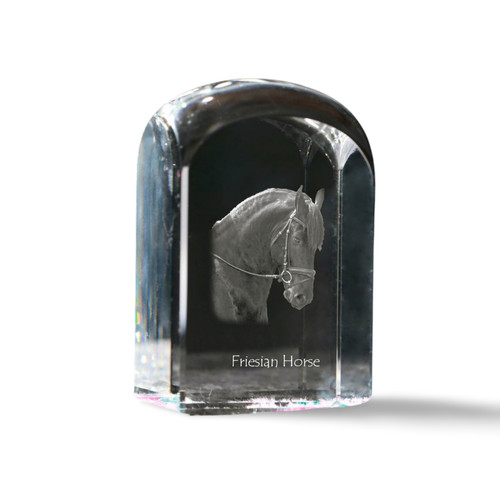 Cheval frison cristal sceau