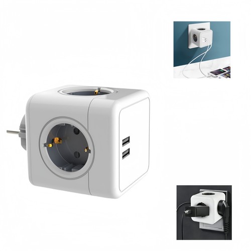 Multiprise cube fiches avec - multiprise,