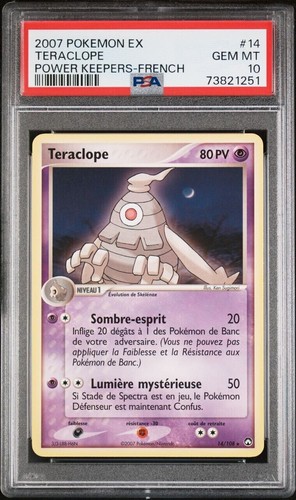 Carte pokémon teraclope - carte,
