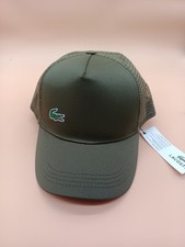 Casquette Lacoste Toile Vert