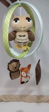 Lambs & Ivy Musical Baby Crib Mobile Woodland Tails Hoot Owl Fox Bear Plush 