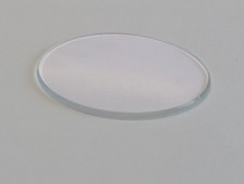 VERRE ROND POUR MONTRE: PLAT -