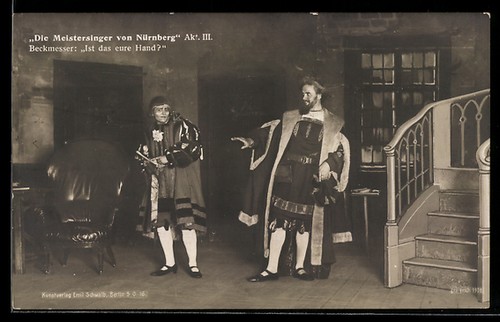 Carte postale scène