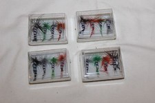 4 x 4 pcs MOUCHES SÈCHES