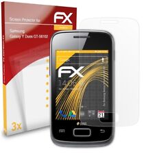 3x Film Protection d'écran pour Samsung Galaxy Y Duos GT-S6102 mat&antichoc