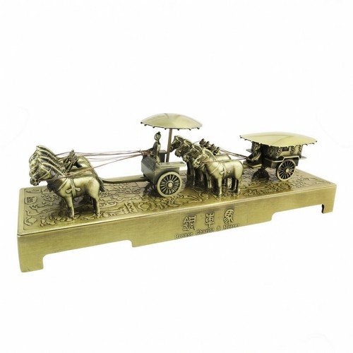 Figurine char chevaux - de,