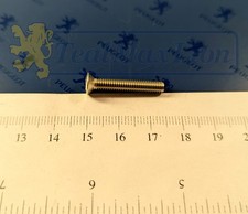 Vis inox 4 x 25 fixation rétroviseur ext. Peugeot 104 204 304 404 504 ->M1978