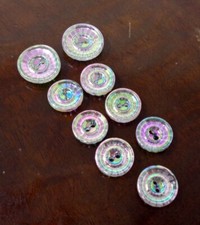 Lot de 9 Boutons anciens en