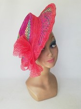 Chapeau Mariage Rose Vintage