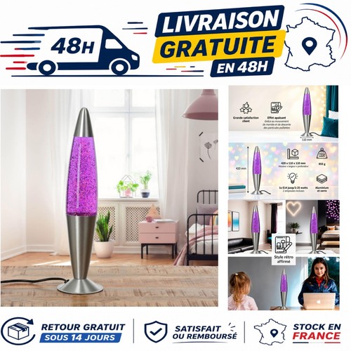 Lampe lave lila - à,