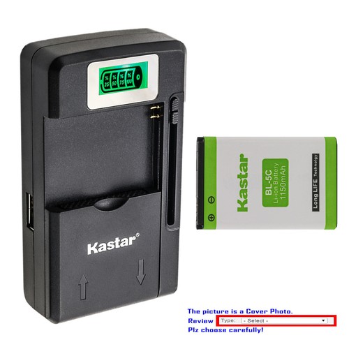 Kastar battery charger - bl-5c,