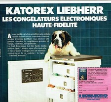 Advertising 089 1982 Katorex Liebher Electronic Freezer