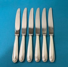 1 grand couteau CHRISTOFLE modèle PERLES métal argenté 24,5 cm couvert table