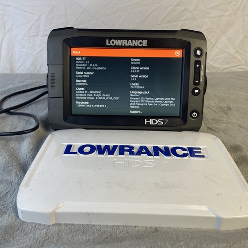 Lowrance hds chartplotter - hds-7t,