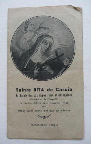 Image pieuse reliquaire - image,