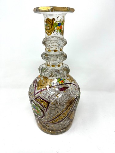 Carafe cristal peint - carafe,