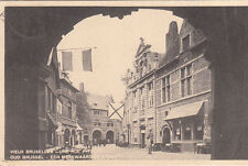 BELGIUM BELGIUM BRUSSELS old a picturesque street Belgian stamp