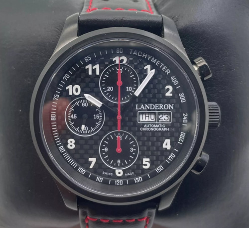 Landeron chronographe black - landeron,