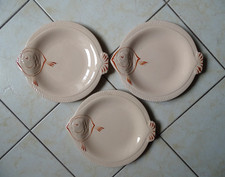 3 assiettes à poisson vintage