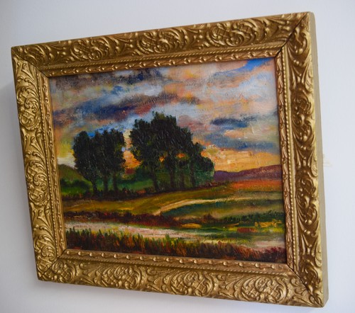 Huile sur toile xxe - sur, fauviste