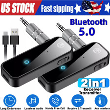 Wireless Bluetooth 5.0 Transmitter Receiver for Car Music Audio Aux Adapter lot