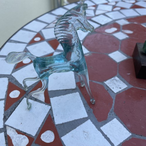 Cheval verre transparent - cheval, en