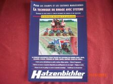 PRSPECTUS ADVERTISING UNIVERSAL TINE HARVESTER HATZENBICHLER AUSTRIA