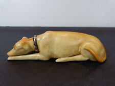 Porcelain Animal Dog Greyhound Cookie Figurine Statue Sculpture