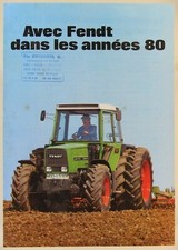  brochure brochure Fendt in the 80s farmer tractor tractor tractor