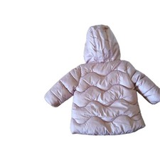 Doudoune fille rose poudré