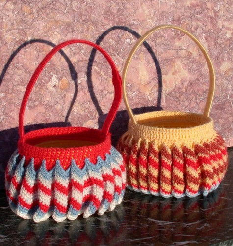Lot paniers vintage - de, 2